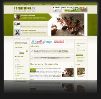 Internetový portál www.teraristika.sk
